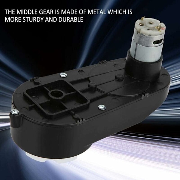 12V 16000rpm RS390 elektrisk motorväxellåda för barnbilsleksak