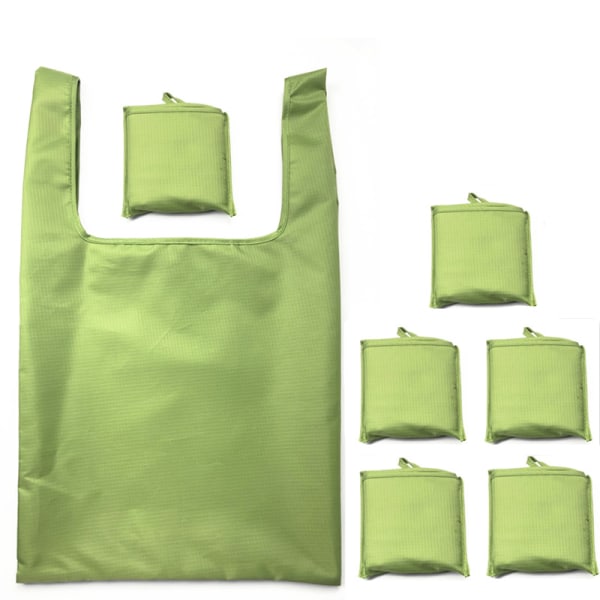 5 stk indkøbstaske Miljøvenlige sammenfoldelige opbevaringstasker Genbrug Han