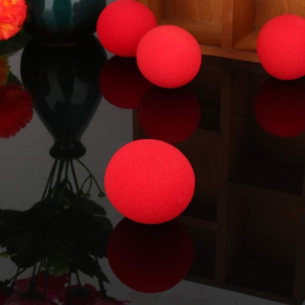 10 stk Magic Sponge Ball Set, 4,5 cm/1,77 tommer rød svamp Softball C