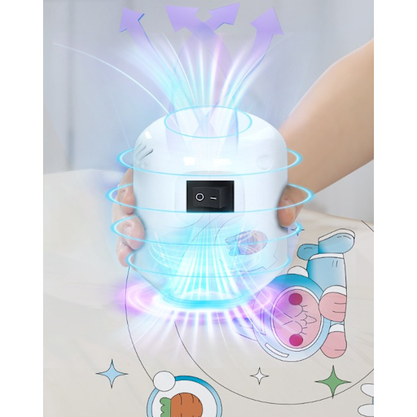 Elektrisk luftpump för komprimering av vakuumförvaringspåsar (vit)