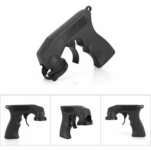 Universal Aerosol Spray Gun Håndtag med Fuld Trigger Lock Krave Bil Vedligeholdelse Reparation Værktøj 2PCS