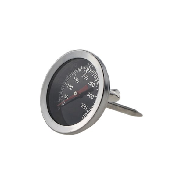 Termometer til rygning af trækulgrill, 50 mm termometer med pizzaovn i rustfrit stål, reservedele til BBQ