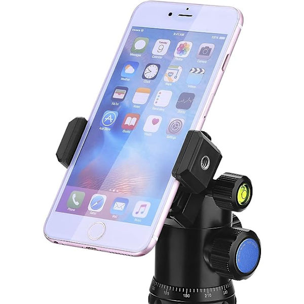 Universal Monopod Tripod Adapter Smartphone Holder til iPhone 6Plus 6, iPhone 7Plus 7, Samsung Galaxy (Skruemontering)