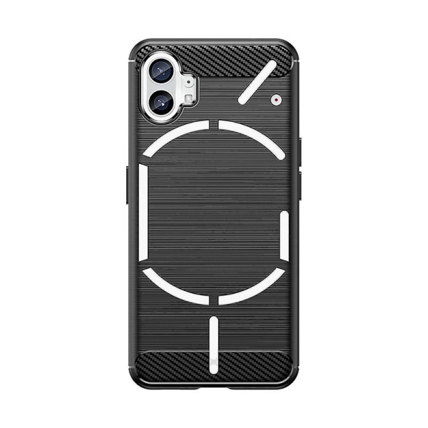Carbon Fiber Texture Design case, joka on yhteensopiva minkään puhelimen kanssa, pehmeä TPU anti-scratch cover musta