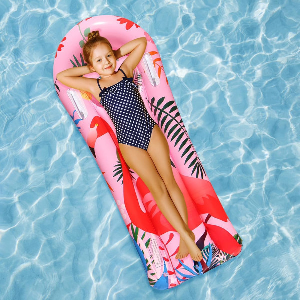 Pool Mattress, Inflatable Pool Mattress, Adult Pool Buoy, Inflatable Surfboard with Handle, Mini Swimming Aid for Children, Suitable for Kids