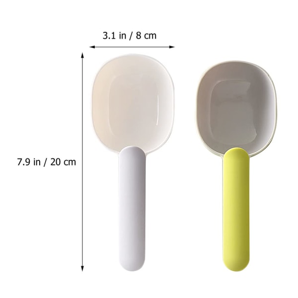 2pcs Portable Grain Shovels Use Pet Food Scoops