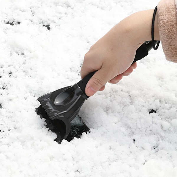 Bilsnöskrapa och isskrapa i nytt miljövänligt material (blå)