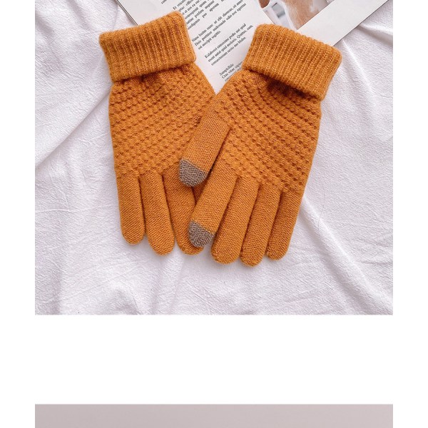 1 par vinterhansker, unisex vindtette varme hansker