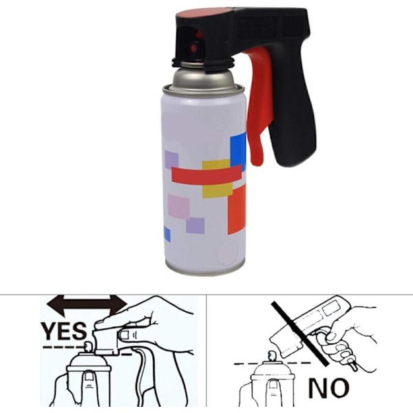 Spray aerosol spray - Målningssprutpistol, originalpistol för aerosolbomber, lackboxstöd, färgspruta för aerosolbomber