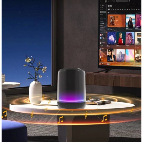 Langaton Bluetooth kaiutin LED-melodian värikäs valo