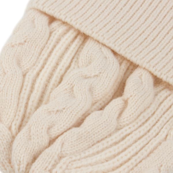 Dames vinterhue - varm og behagelig blød stræk casual hue, off white