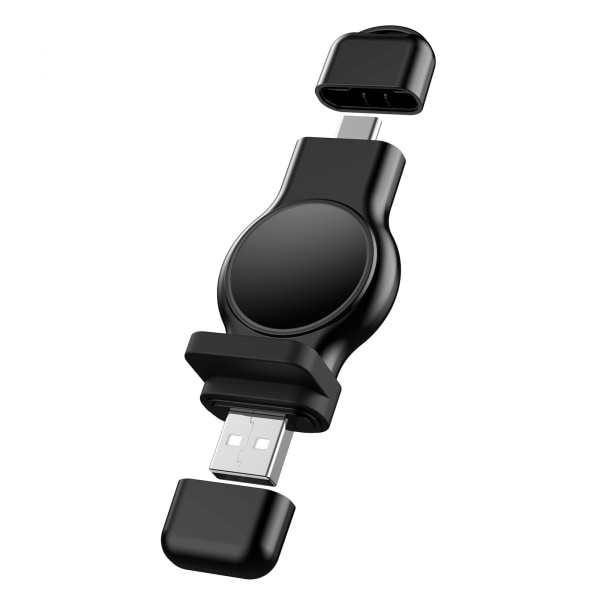 2-i-1-klokkelader som passer til Apple Watch 7/6/5/4/3/2 generasjon universell lader