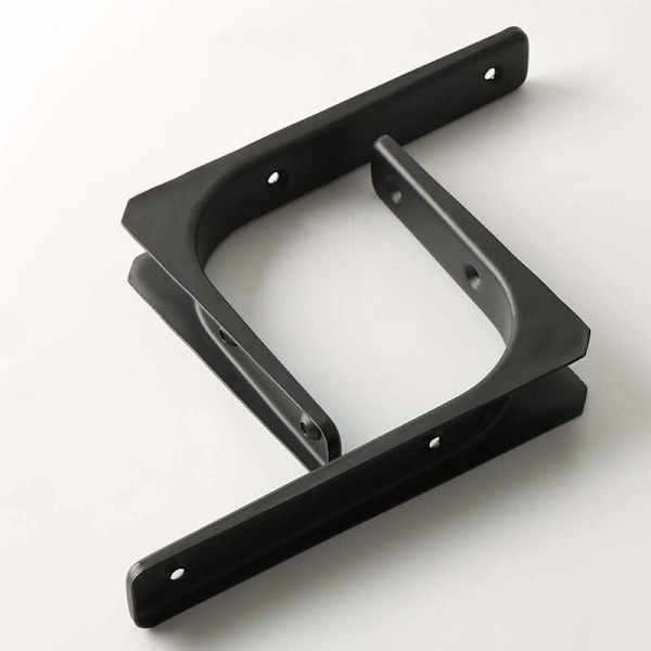 Vägghyllfäste, 4 st Metallfäste 200 mm x 150 mm Kraftigt Hyllfäste Väggmonterat för Industriellt Kök Väggdekor Radiator Väggmontering (B