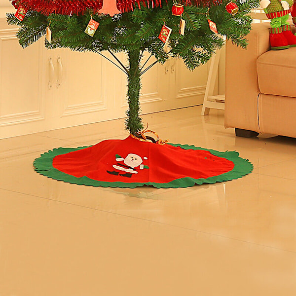 Grinch Joulukuusenalusmatto, joulukalenteri, lähtölaskenta, lahjakassi, joulukuusen riippuva koriste, 90cm