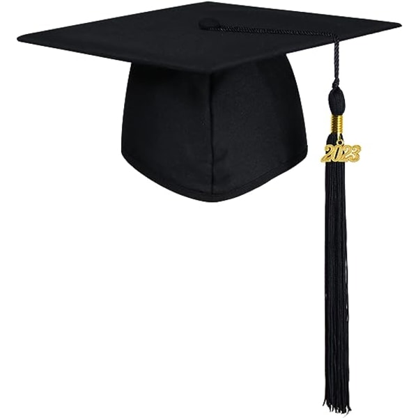 Adult Graduate Hat with Pendant 2023, Unisex High School Universi