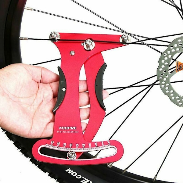 Aluminium aluminiumlegering cykel indikator Måleinstrument tensiometer reparationsværktøj til spænding af cykelradius