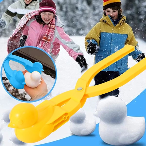 4-pack snöbollsmaskin leksak, utomhus snöleksaker för barn, roligt vinter snöbollsspel