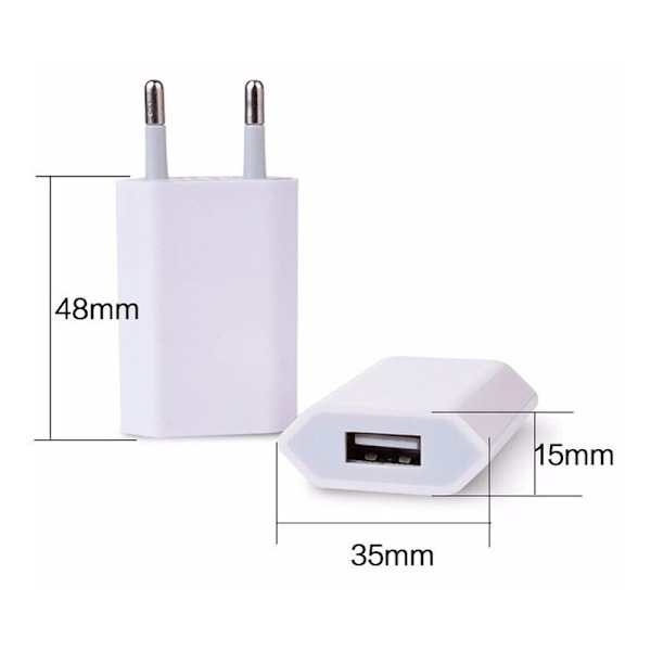 IPhone-laddare, USB-strömladdare, 2-pack USB Universella USB Väggadaptrar och Iphone 7 8 Plus 11 MINI PRO MAX XS IPT