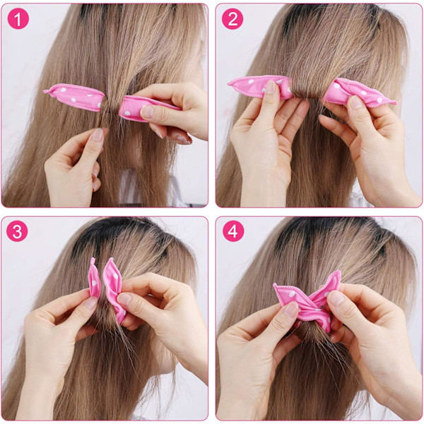 30 stk, 6 farver * 5 stk Fleksible svampeskum hårruller, ingen varme magiske hårruller bløde pude ruller hårpleje DIY styling værktøjer behagelige for