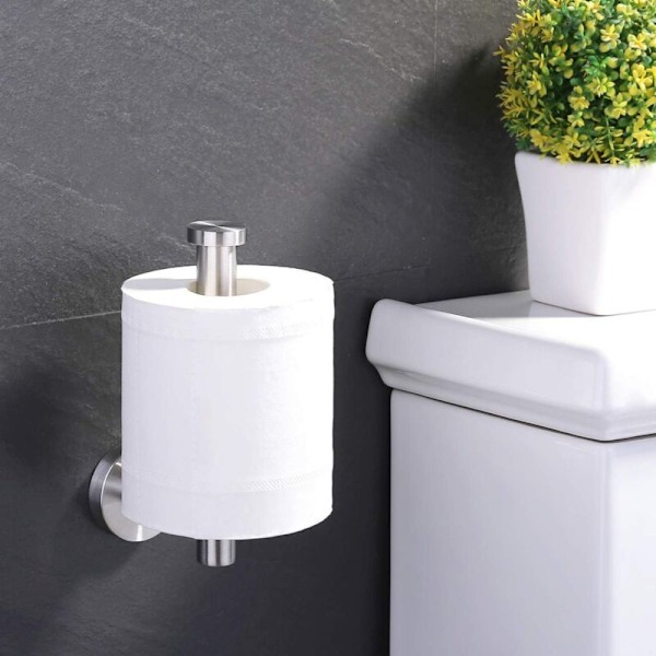 Porte papir toiletvægge sus304 rustfrit stål toiletpapir toilet badeværelse finish poleret finish, a2175s12