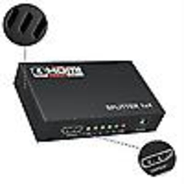 HDMI-splitter 1 in 4 ut HD-video 1 in 4 ut hdmi 1 in 4 splitter