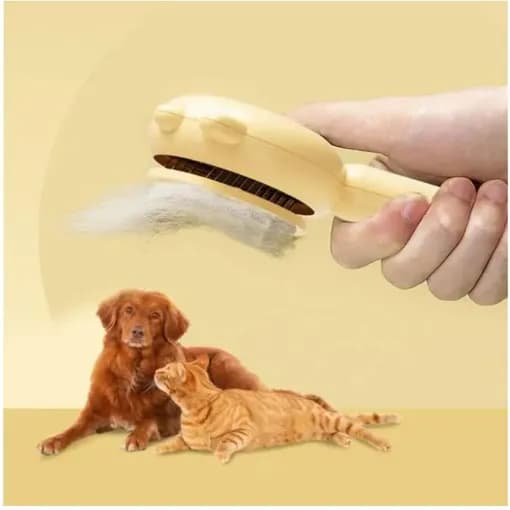 Lunesouri PET COMBING BRUSH 1 stk (GUL)