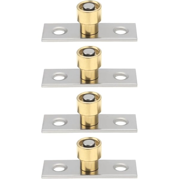 Parti med 4 12 mm skjutdörrsguider i rostfritt stål för trädörrar Mobila dörrar Glanges Glas Granging Dörrar 12 x 13 mm