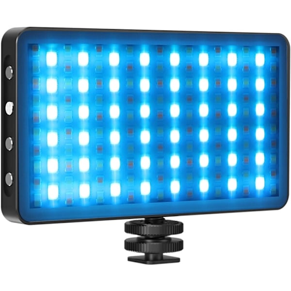 LED LED LED Panel RGB 3000K-8500K med variabel intensitet 12 CRI97 CRI Lyseffekter+ Integrert batteri med Cold Grift Adapter for Vlog Live Stre