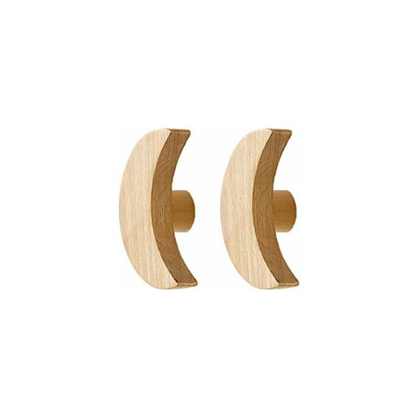 Børne væg knager Træ Væg Træ Tapet Til at hænge tasker og frakker Skandinavisk Dekoration Moderne Design (Lot Lot med 2)