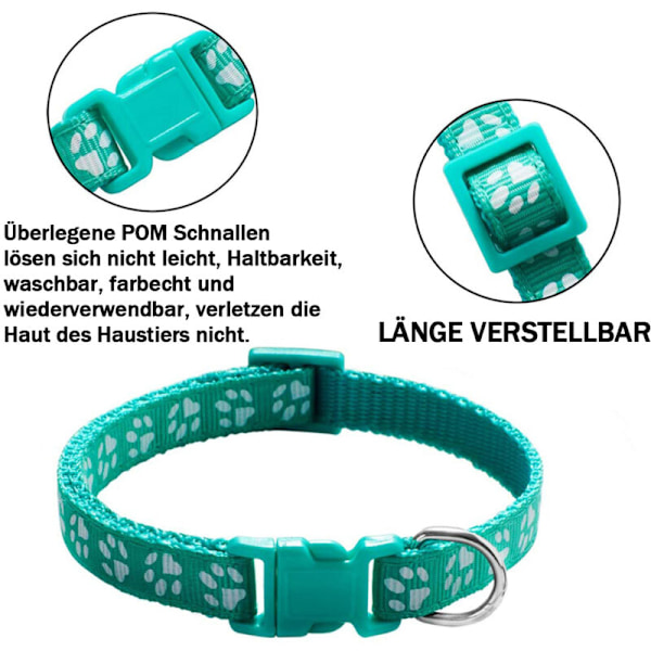 Pentuja varten kaulapannat, joustavat ja säädettävät, ihanteelliset pienten eläinten tunnistamiseen