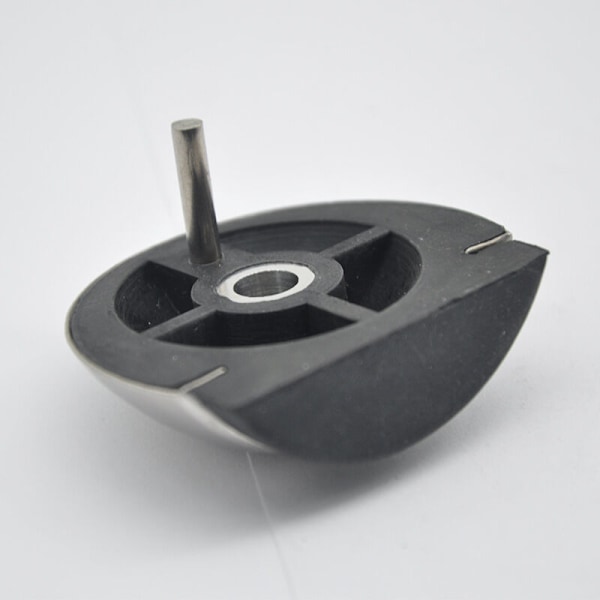 Dørstopper i rustfritt stål - Gulvdørstopper i gummi med festemateriell - gulvdørstopper - 5,6 cm x 1,7 cm - dørstopper