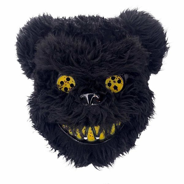 Halloween-naamio, pelottava karhunaamio, verinen pehmonen, naamio, cosplay-asu, rekvisiitta, Halloween-juhlat