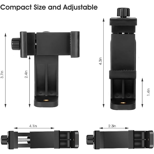 Universal Selfie Stick Tripod Monopod Adapter for iPhone 14 13 12 Pro Max 12 Mini 11 Pro Max XS 8 Plus Samsung og andre mobiltelefoner Inkludert Blueto