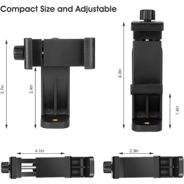 Universal Selfie Stick Tripod Monopod Adapter til iPhone 14 13 12