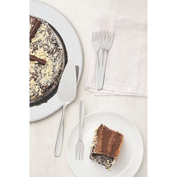 Essentielle dessertgafler, rustfrit stål