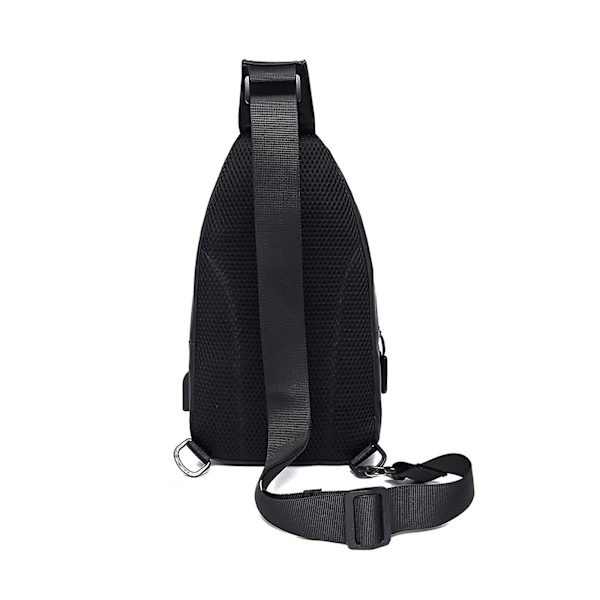 Sling-laukku, rintalaukku, miesten olkalaukku, crossbody-laukku, poikien matkalaukku, ulkoilulaukku, varkaudenesto-reppu (sininen)