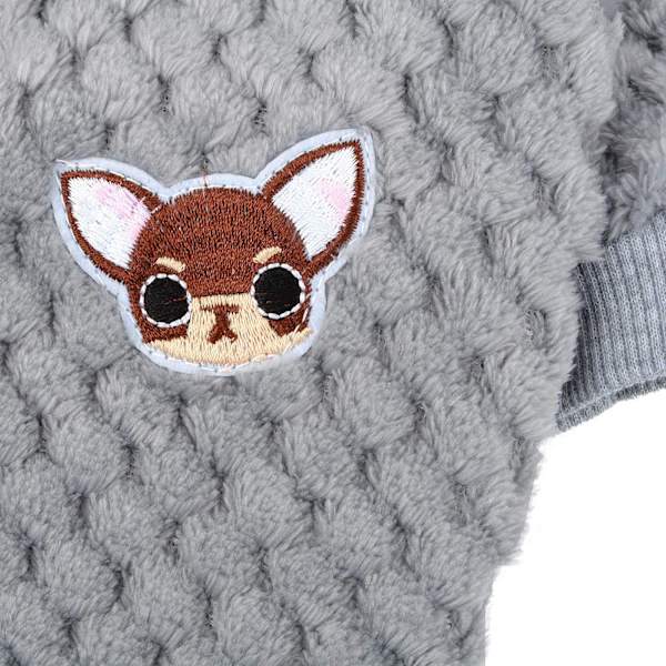 Valps tröja Valps tröja kappa Vinter varm fleece pullover Hund pojkar flickor Super mjuk XS(XS)