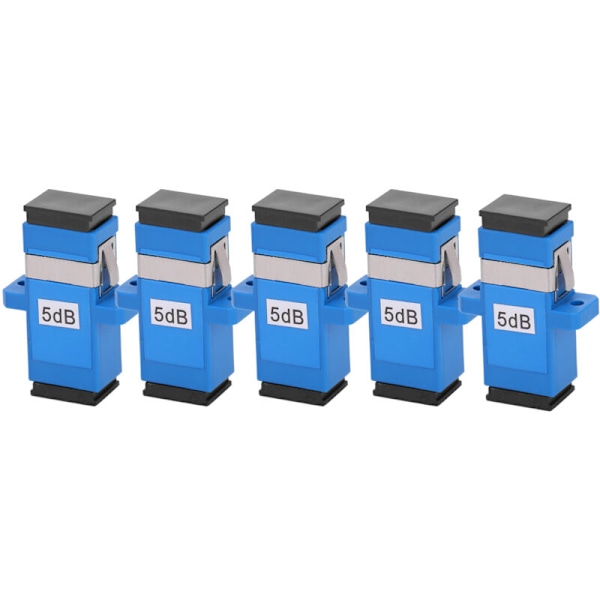 Fiberoptisk SC UPCSC UPC5DB 5-pack Kontaktdon Monomode Dämpare Land