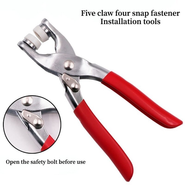 Set med tryckknappar i metall med 150 knappar 9,5 mm Plin-verktyg för installation av kläder, väsksömnadstillbehör