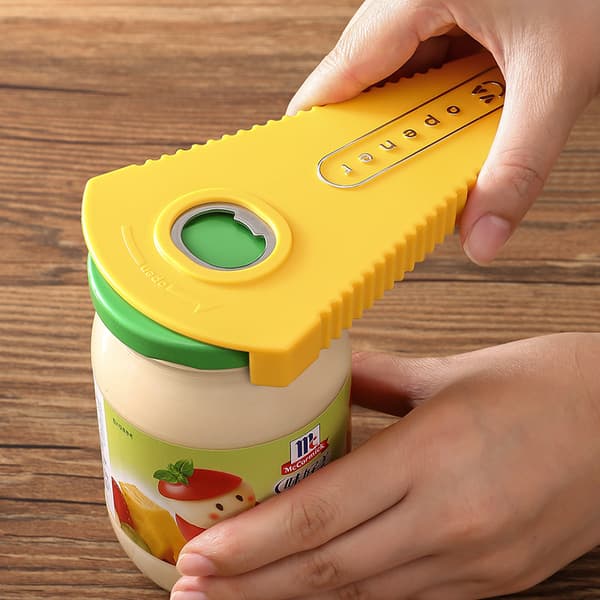 Progressiv multiåpner; flasker, krukker, ringpullbokser