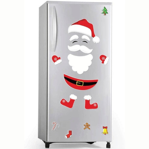 Julevindu-klistremerke kjøleskapsmagnet-klistremerke, interessant