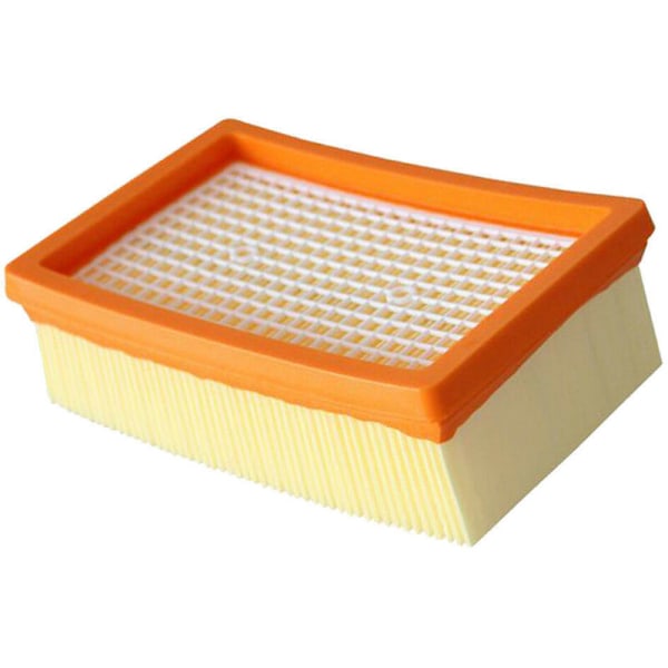 Pakke med 2 erstatningsfiltre for Karcher WD4 WD5 WD6 MV4 MV5 MV6 med flatt flatt