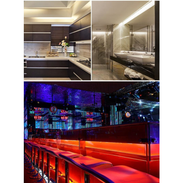 LED-lysstripe 12V5050RGB18 lys 44-tasters infrarød Bluetooth-kontroll lang lysstripe bakgrunnsmyk lysstripe atmosfærisk lys