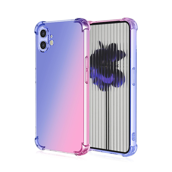 Gradientfodral Kompatibelt med Nothing Phone 1, Mjukt Tpu Fyra Hörn Stötsäkert Skyddande Skal