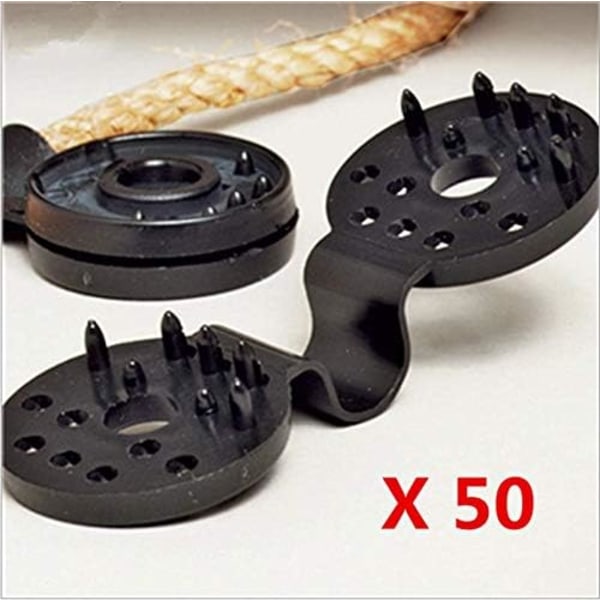 50 st Car Clips, Special Clip med öljett, Blackout Privacy Screen Fastener för staketduk, skuggnät, vindduk, utomhusnätfästen krokar