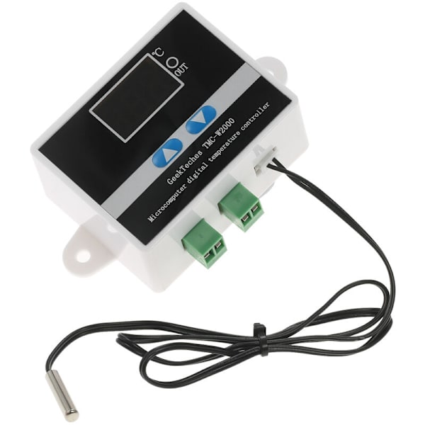 Robot Temperaturtermostat og Programmer TMC-W2000 Høj Præcision Termostat Akvarium Temperaturstyring Vandtæt Probe DC12V 120W,DC12V