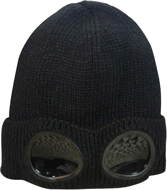 Unisex Goggle Knit Vinter Tyk Hue