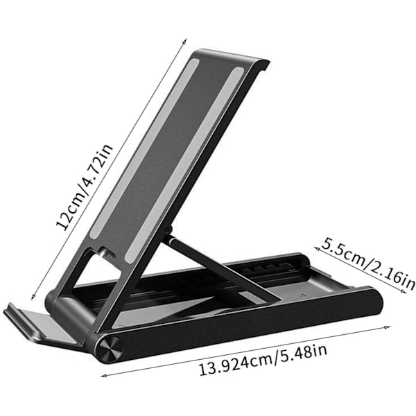Skrivebords Telefonholder - Groove Design Mobiltelefonholder - Mobiltelefon Stativ, Mobiltelefon Stativ, Transparent Skrivebords Telefonholder