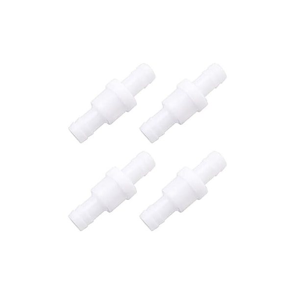 4 stk. flangling klaff med enveis vann luft vann 12mm plast anti-retur ventil erstatning for luftrensing av luftrensing