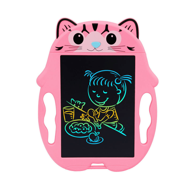 8,5" Cute Cat Color LCD-skrivebrett (rosa), grafisk tavle, tegne